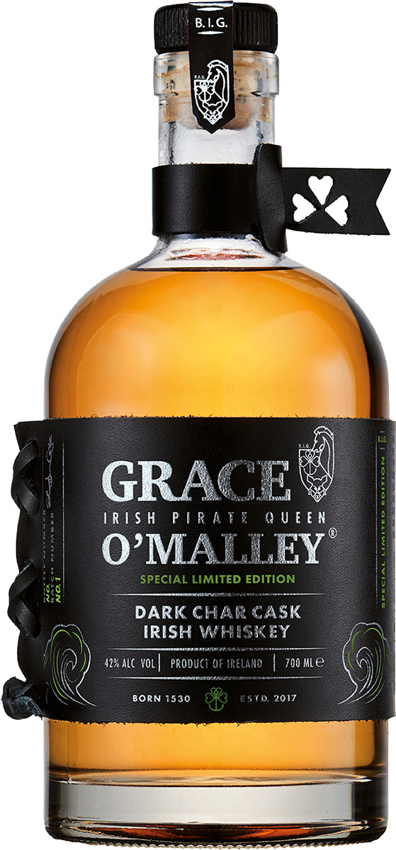 Grace O'Malley Dark Char Cask Whiskey